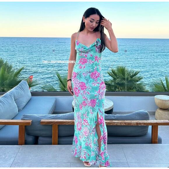 ZARA BLOGGER FAVE!!! Flowy Midi Dress NWT - Picture 8 of 16